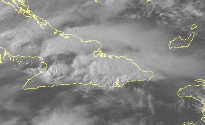 Imágenes de satélite meteorológico del día 18 de abril de 2017 a las 2115 UTC